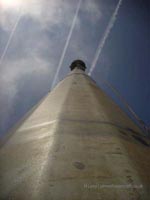 One of the floodlights still in-situ